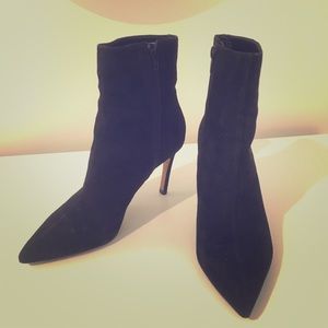 Stiletto Suede Ankle Boots